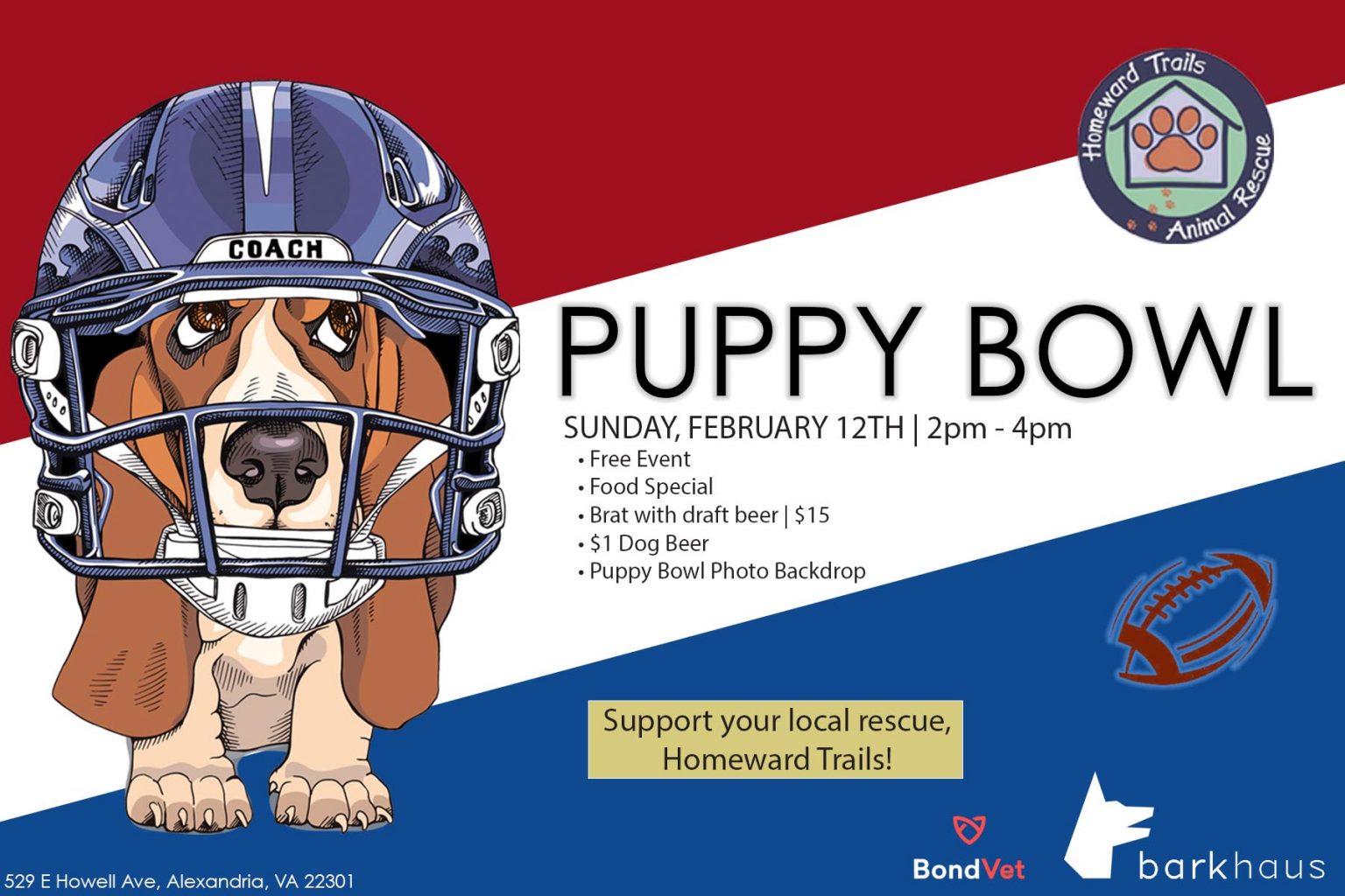 Puppy Bowl Adoption Event Homeward Trails Animal Rescue Pet